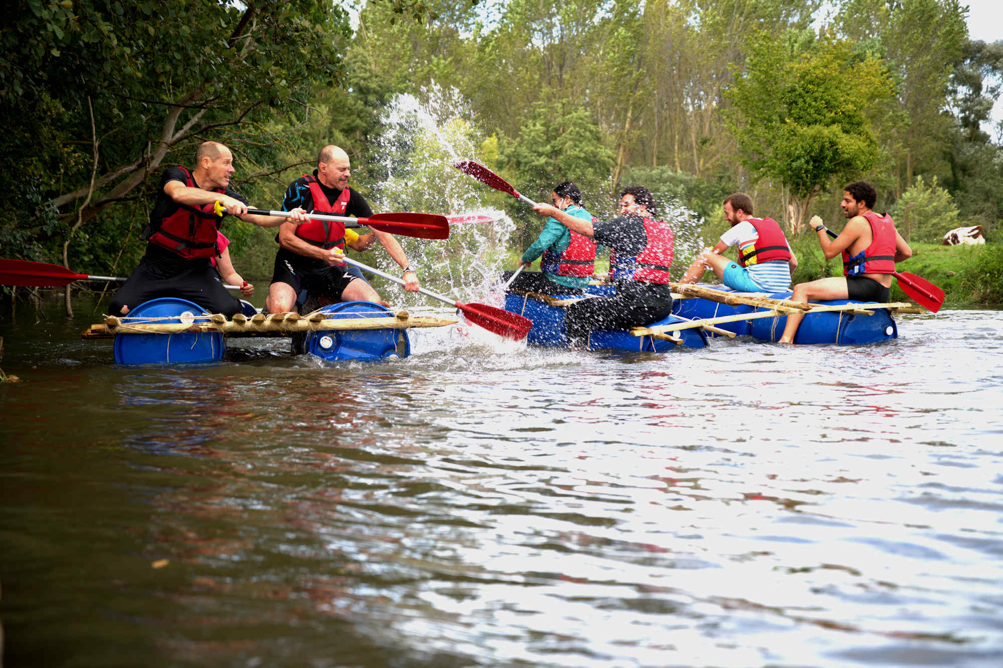 team building canoe kayak normandie